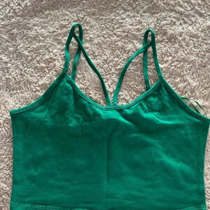 Green crop top  